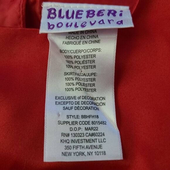 Blueberi Boulevard Baby Girls Red Holiday Dress & White Fur Coat 2T NWOT - Picture 7 of 7